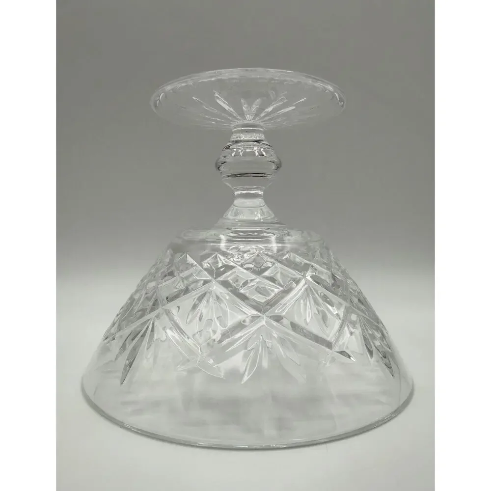 Waterford Crystal INNISFREE Footed Compote 6” Candy Dish Decorative Vintage